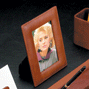 4" x 6" Tan Leather Picture Frames, Tan Photo Frame