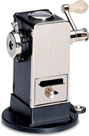 Chrome and Black Pencil Sharpener