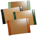 Croco-Embossed Leather Small Desk Pads